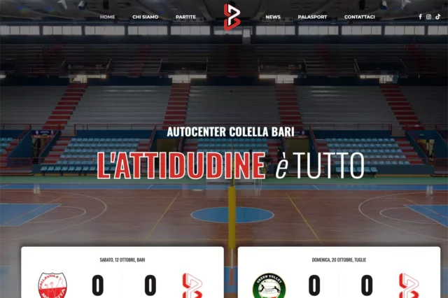 Nuovo sitoweb Pallavolo Bari